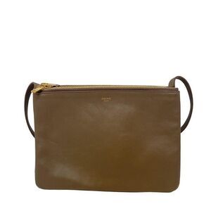 Celine Shoulder Bag Trio Large Graige Leather
